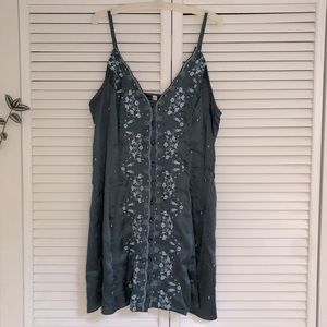 Free People Say My Name Embroidered Slip